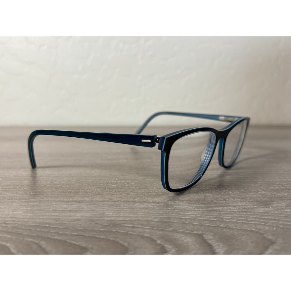 Morel France Lightec 67044L  62 14 140 Blue Eye Glass Frames-‎ EUC